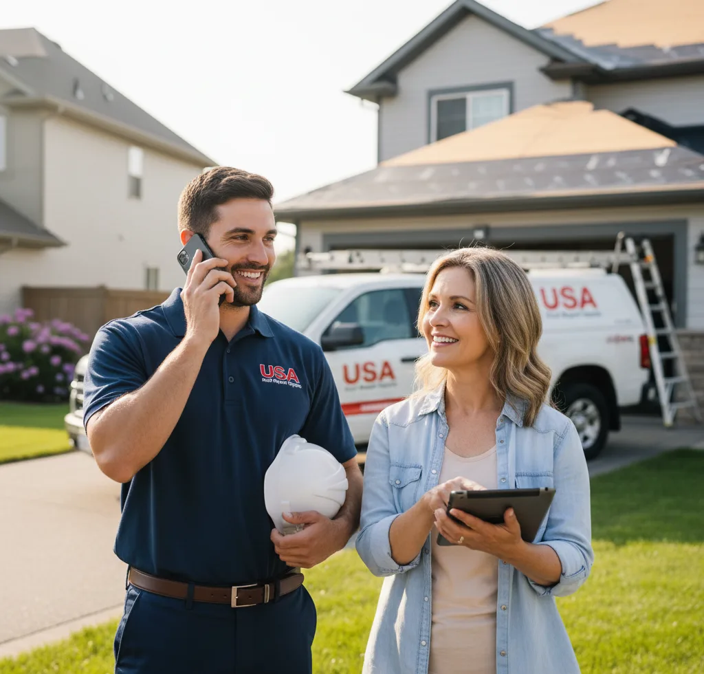 USA Roof Repair Experts customer support in Grandview